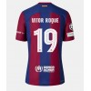 Barcelona Vitor Roque #19 Heimtrikot 2023-24 Kurzarm